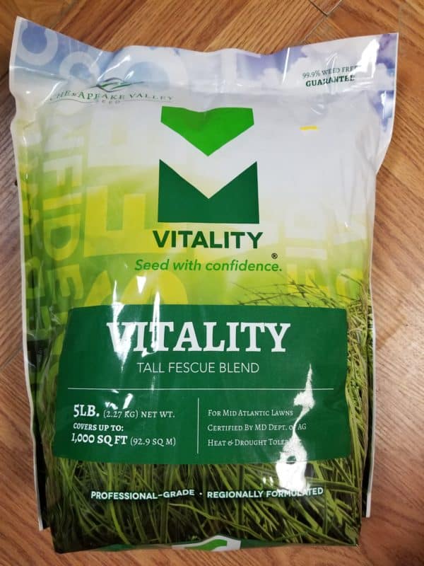 Vitality Tall Fescue Blend Grass Seed 5lb 1