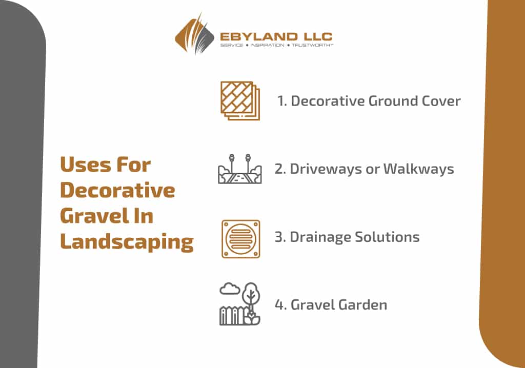 uses for decorative gravel in landscaping