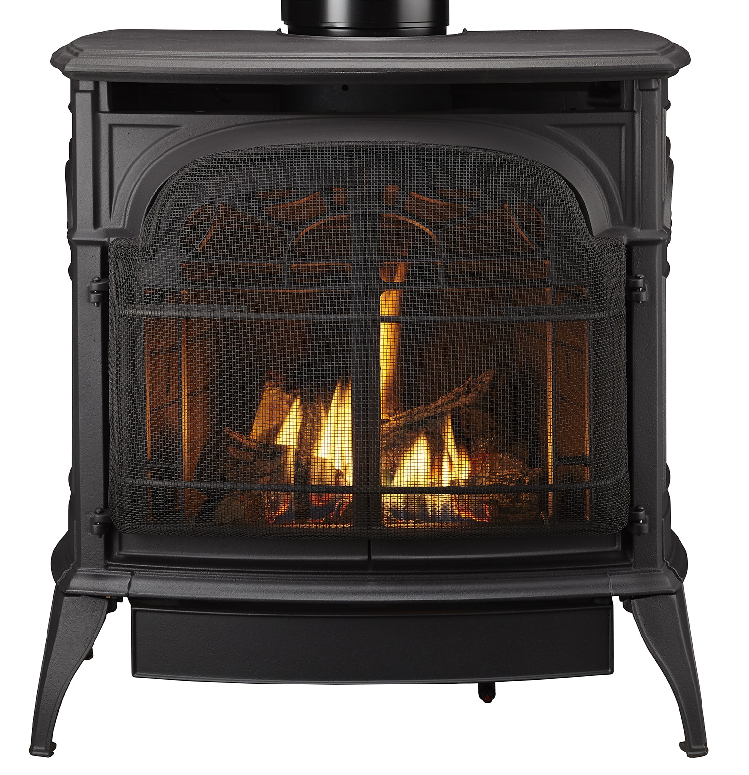 Stardance DV Gas Stove Classic Black with fire no screen