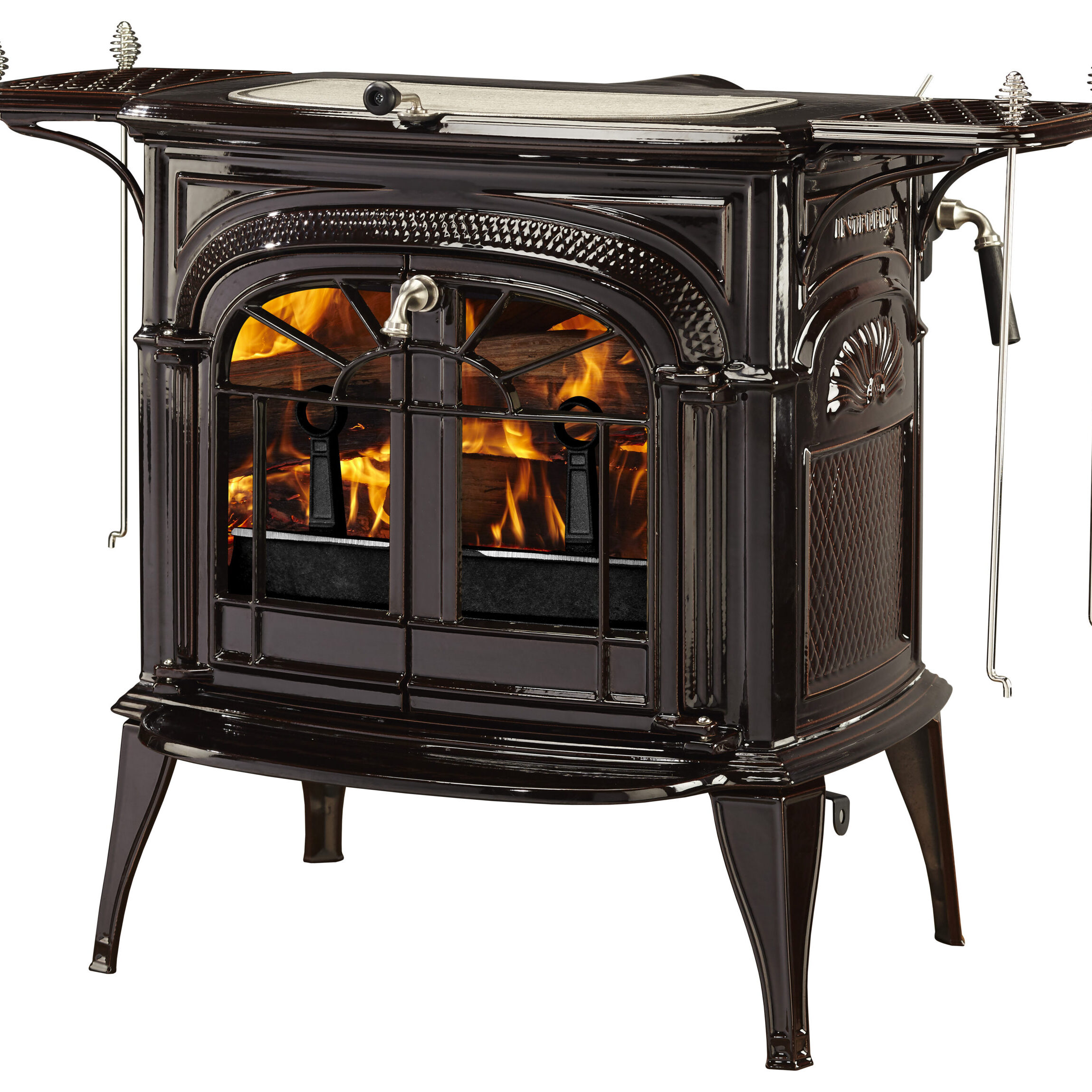 Intrepid II Wood Stove – Photo (Majolica – 4C High Res)